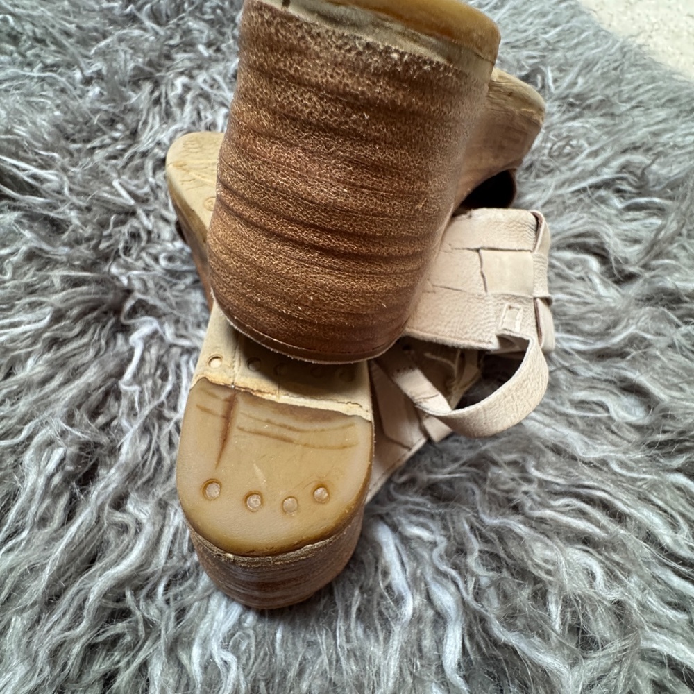 A.S.98 Nasser Woven Leather Wedge Platform Sandal 38 - Picture 10 of 12